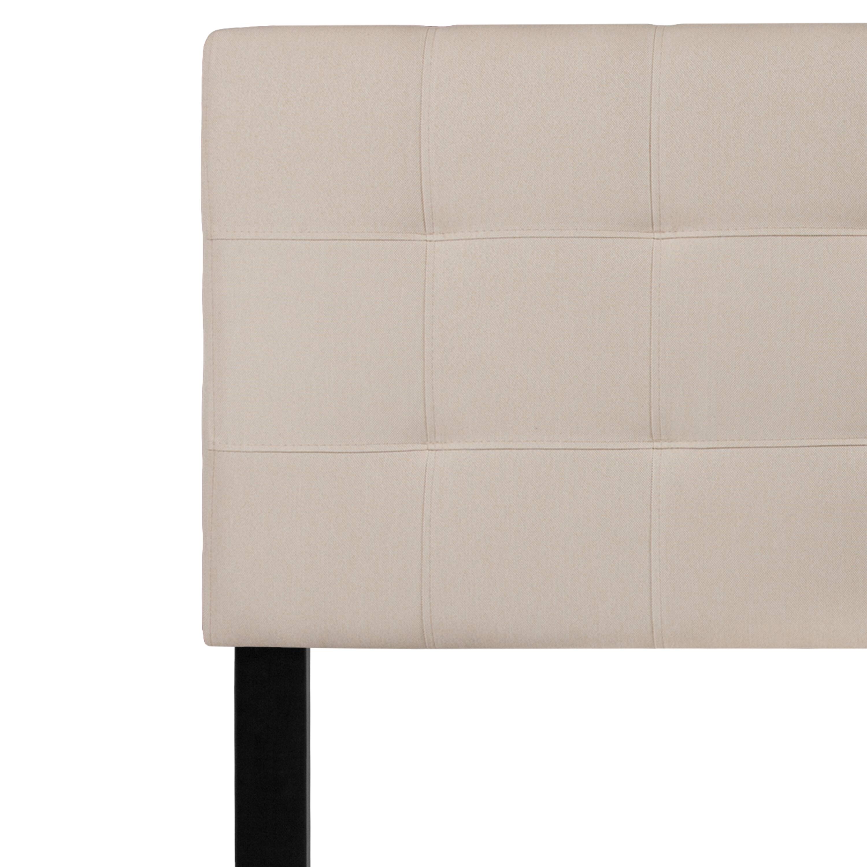 Alt View 6. Emma + Oliver - Quilted Tufted Upholstered Headboard - Beige.