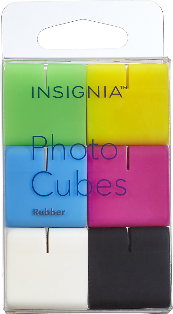  Insignia™ - Cube Photo Stands (6-Count) - Multicolored