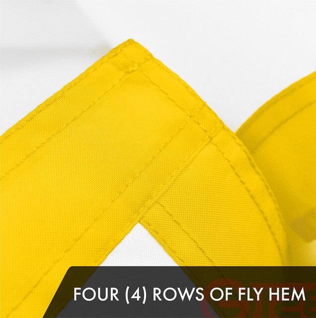 FOUR (4) ROWS OF FLY HEM