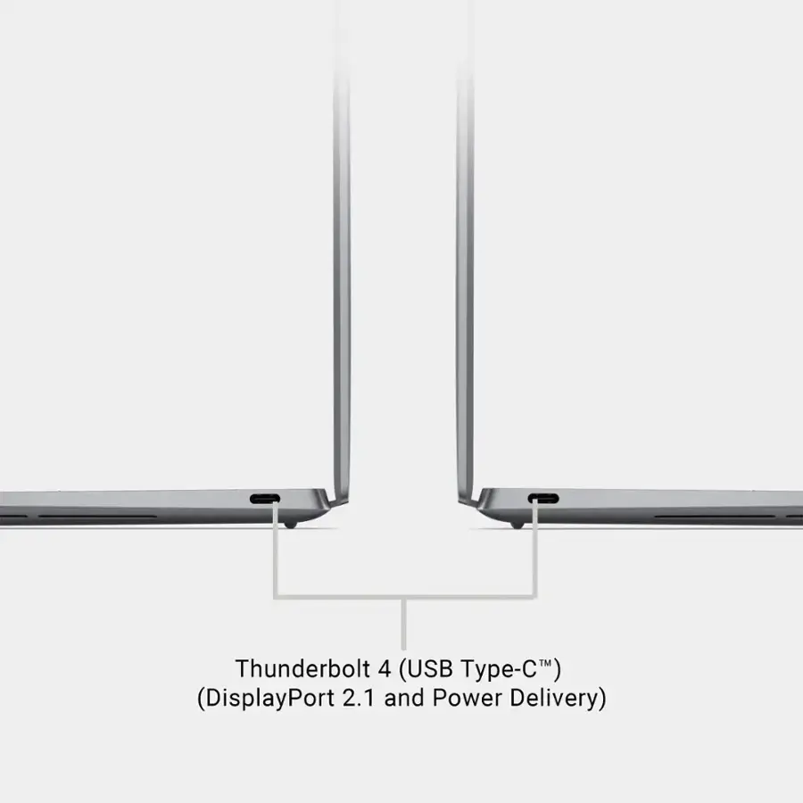 Thunderbolt 4 (USB-C) (DisplayPort 2.1 and Power Delivery)