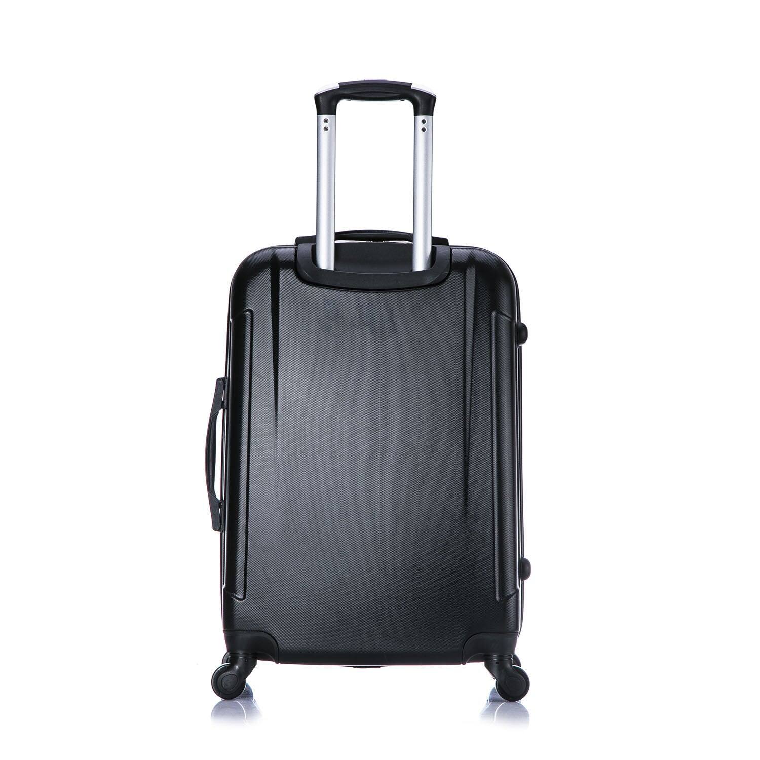 Alt View 1. InUSA - Pilot lightweight hardside spinner luggage 28" - BLACK.