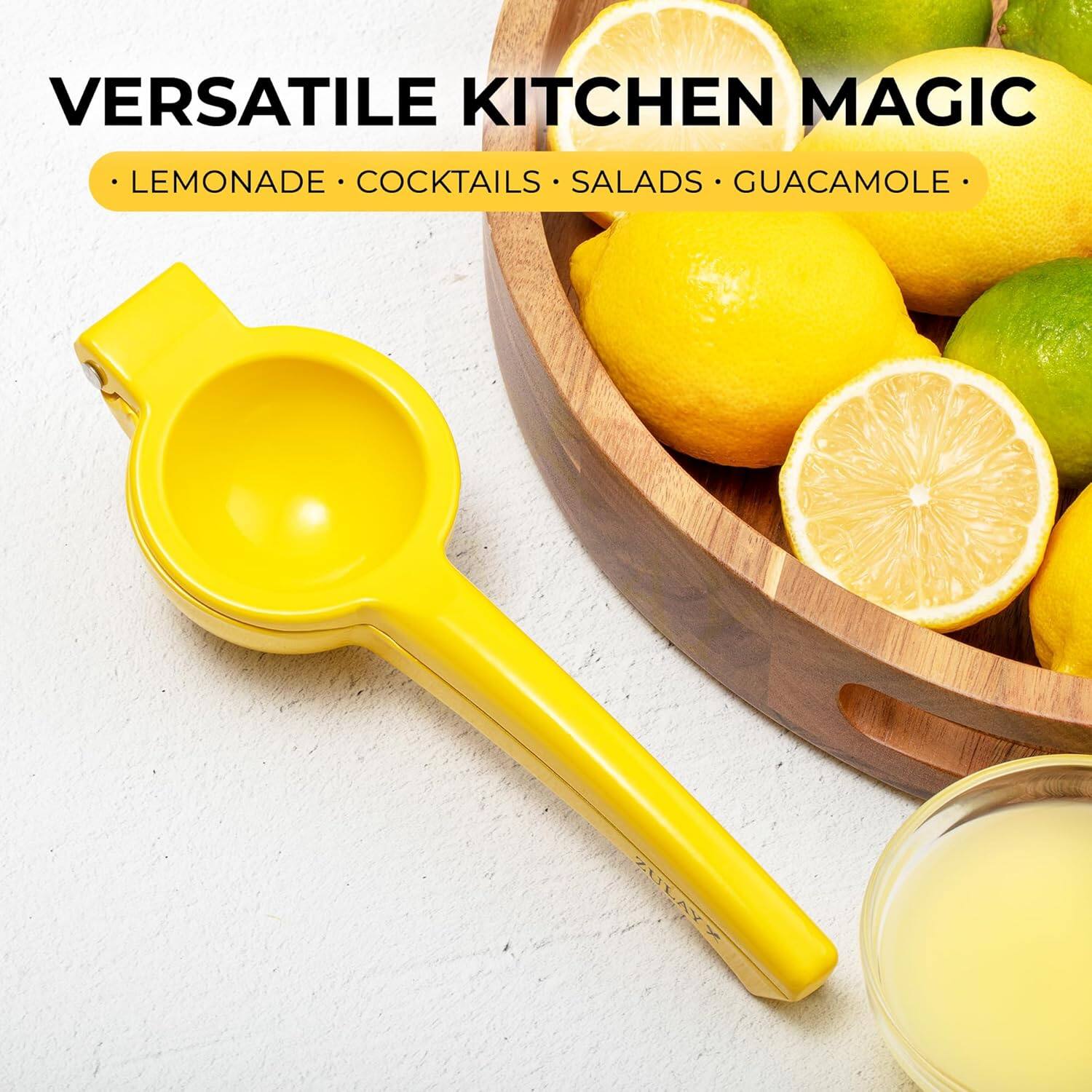 VERSATILE KITCHEN MAGIC

- LEMONADE
- COCKTAILS
- SALADS
- GUACAMOLE