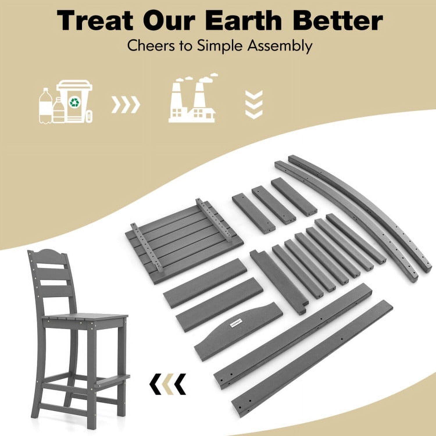 Treat Our Earth Better  
Cheers to Simple Assembly