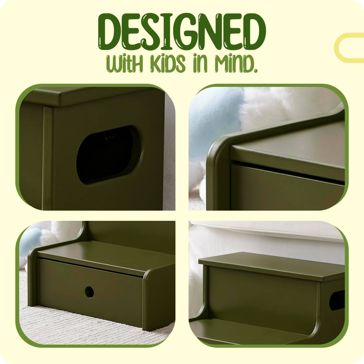 DESIGNED  
With Kids in Mind.