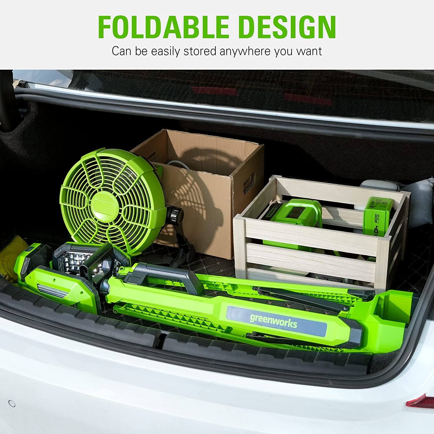 FOLDABLE DESIGN  
Can be easily stored anywhere you want
