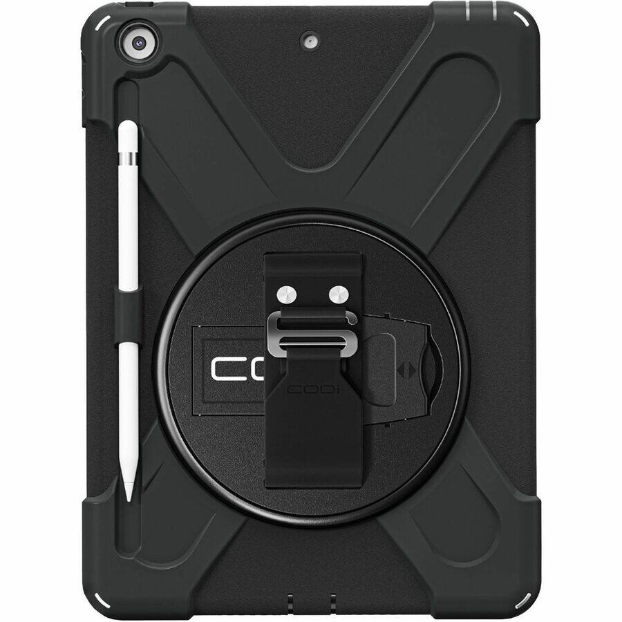 Alt View 5. CODi - CODi Rugged Case for iPad 10.2" (9th, 8th, and 7th Generation) - Heavy Duty, shock-absorbing protection with built-in - Black.
