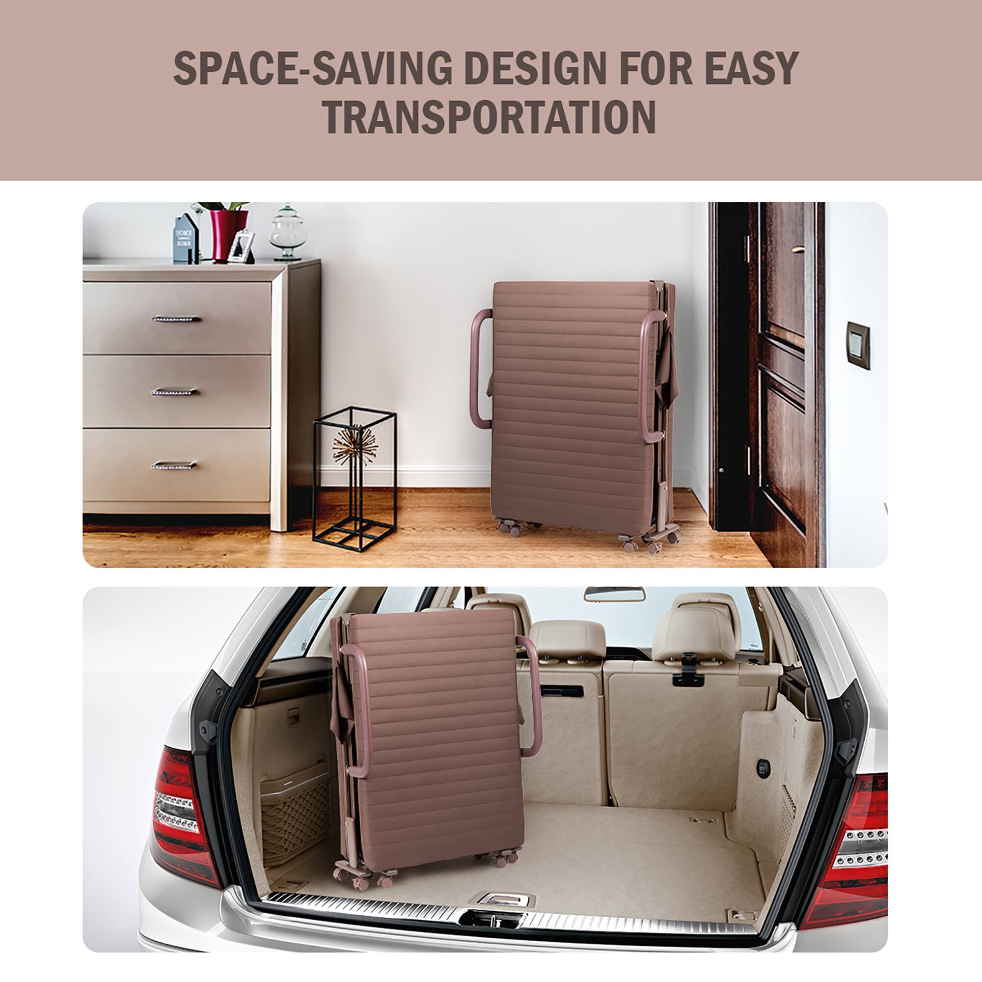 SPACE-SAVING DESIGN FOR EASY TRANSPORTATION - C. SHFDe