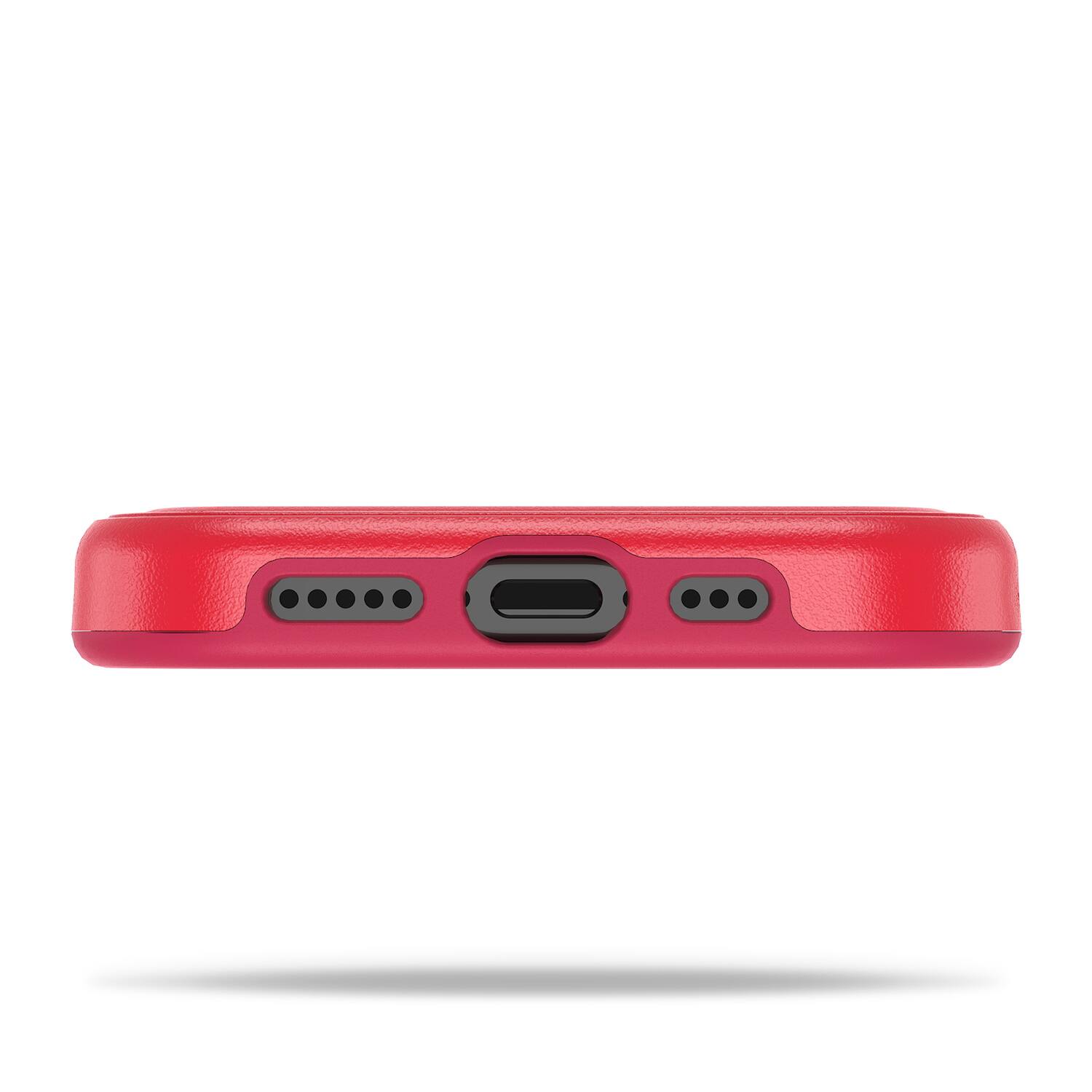 Alt View 4. Echelon - echelon Fuse Series w/ MagSafe Case for Apple iPhone 17 - Red - Red.