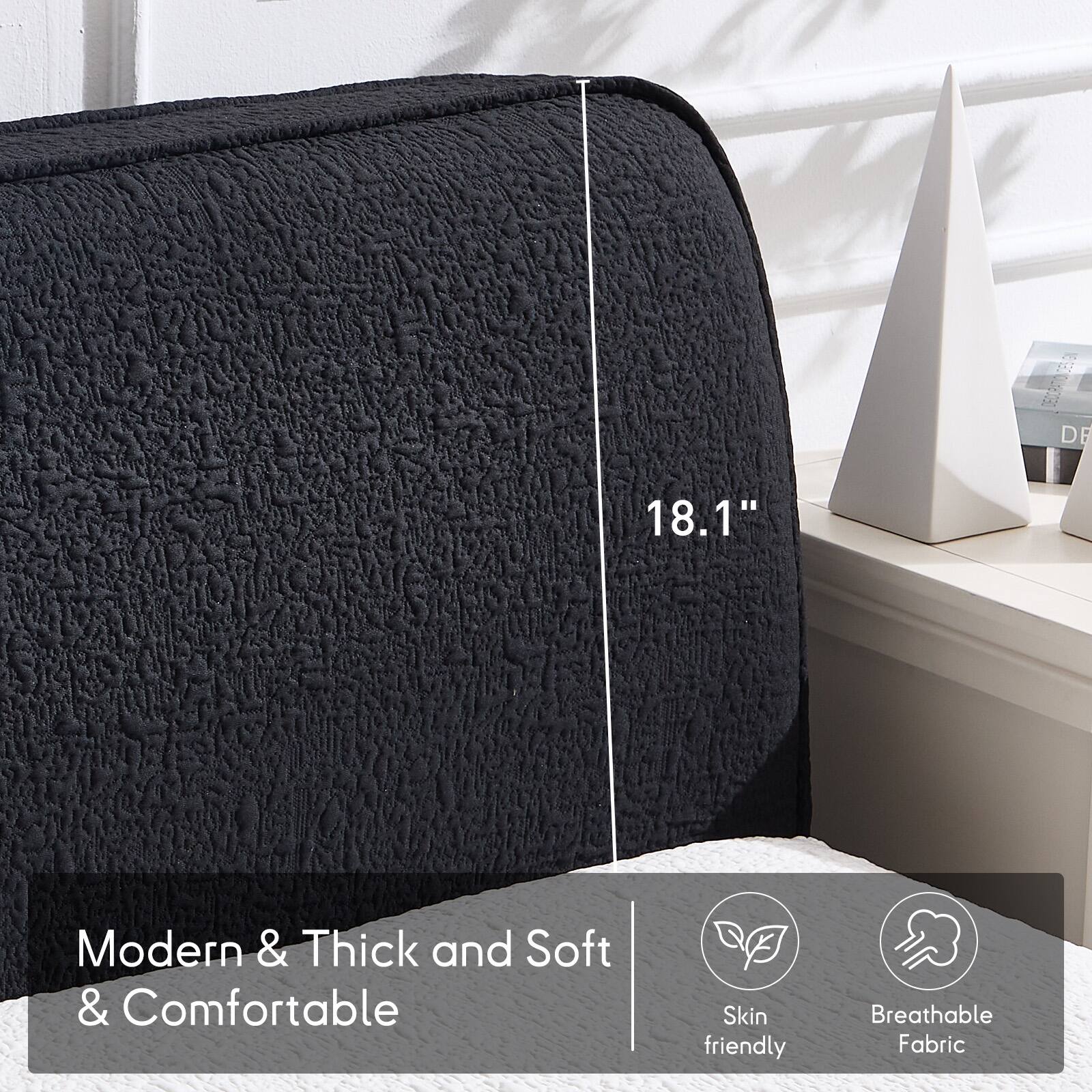 DE 18.1" Modern & Thick and Soft & Comfortable Skin friendly Breathable Fabric