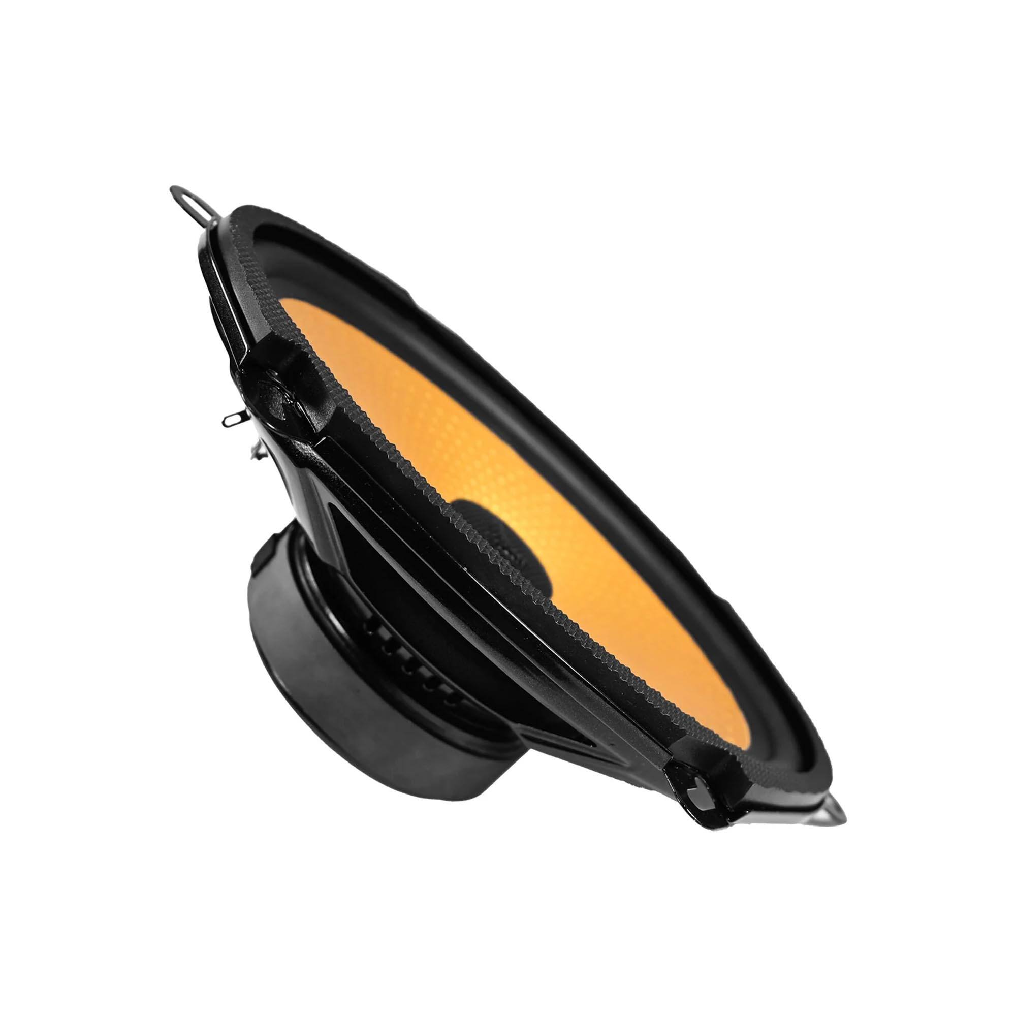 Alt View 3. Diamond Audio - Diamond Audio DMDX68 - DMDX Series 6"X8" 2-way Concentric Coaxial Speakers - Black/Gray.