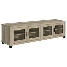 Coaster Co. of America - Sachin 4-door Engineered Wood 79" TV Stand Distressed Pine - Brown