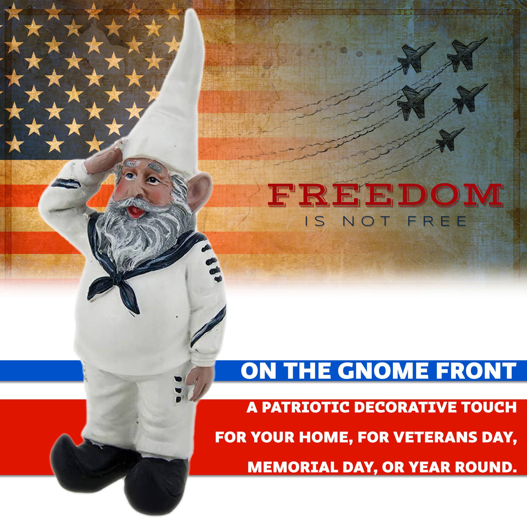 FREEDOM IS NOT FREE

ON THE GNOME FRONT

A PATRIOTIC DECORATIVE TOUCH FOR YOUR HOME, FOR VETERANS DAY, MEMORIAL DAY, OR YEAR ROUND.