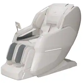 KoziSense - KZ-605 4D Massage Chair,Deep Zero Gravity,Thai Stretch,Auto Extension Legrest,Back and Front Heat,FREE Inside Delivery - White