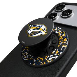 Keyscaper - Nashville Predators Confetti Magnetic Phone Grip & Stand - No Size - Black