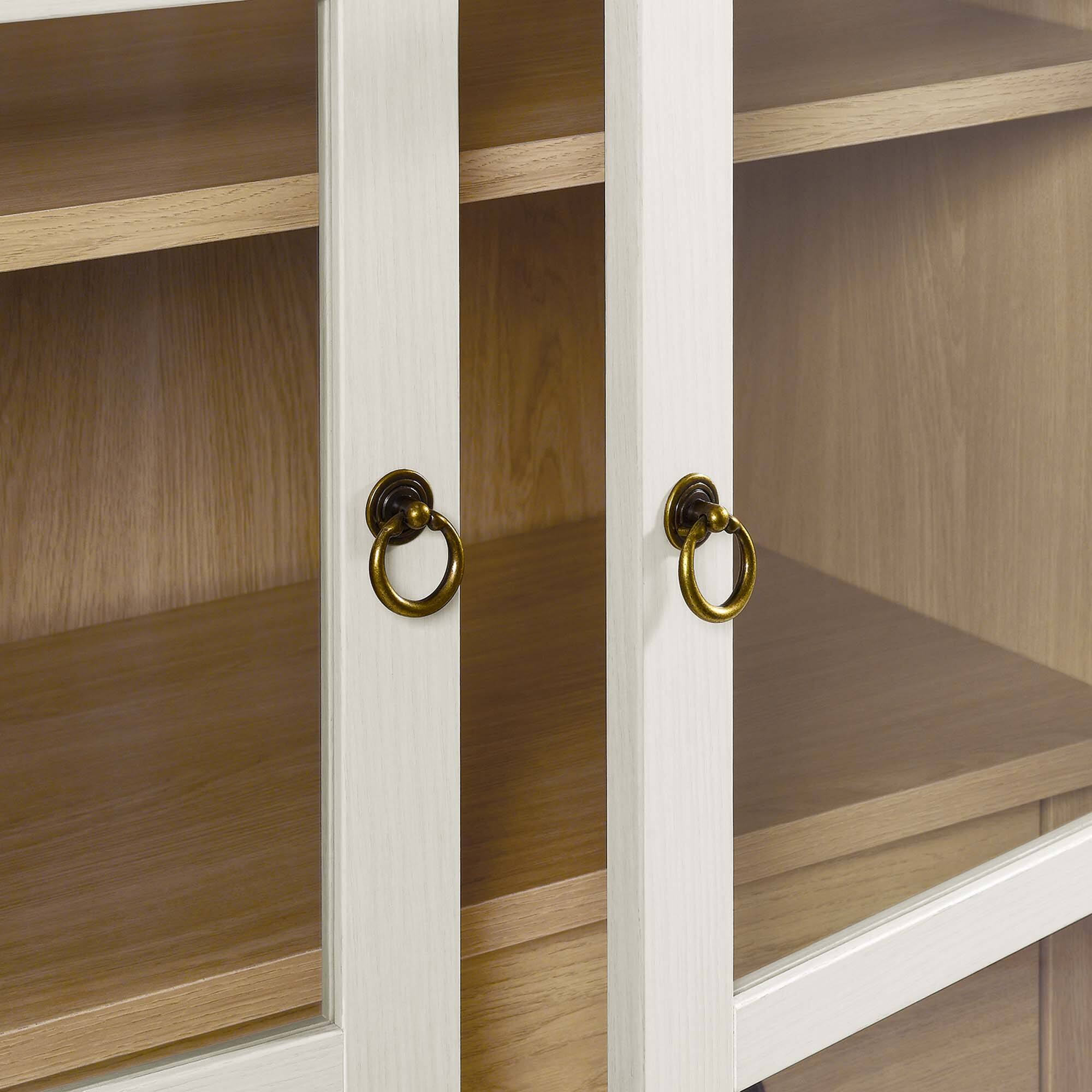 Alt View 6. Modway - Nolan Tall Arched Storage Display Cabinet by Modway - White Oak.
