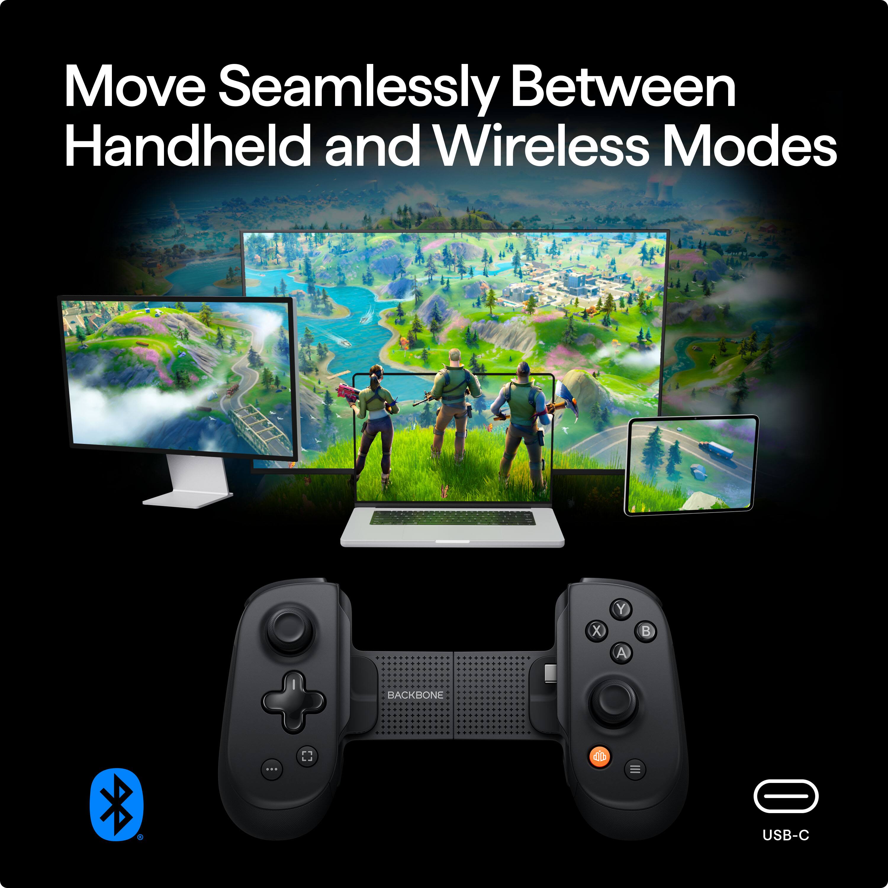Move seamlessly between handheld and wireless modes.