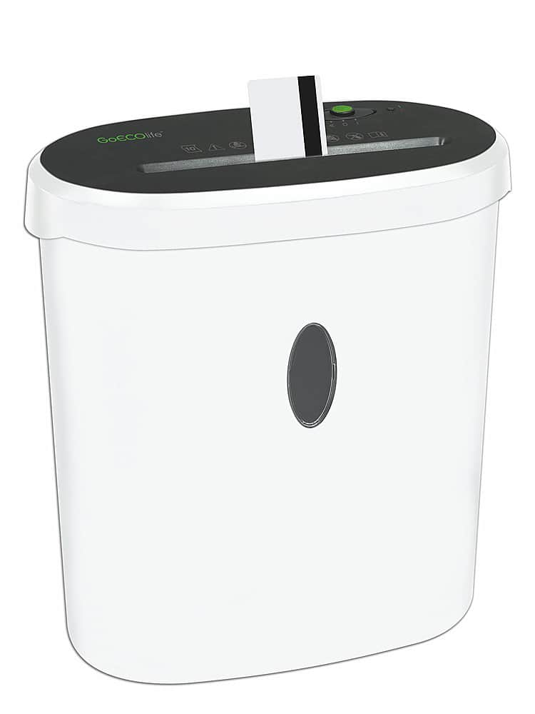 Best Buy: GoECOlife 10-Sheet Microcut Shredder White GMW101B