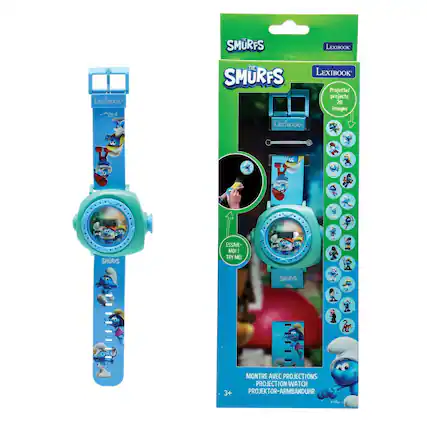 LEXIBOOK SMURFS
LEXIBOOK SMURFS
LEXIBOOK SMURFS
Projette/ projects 20 images
LExIBOOK 10 SMRFS
ESSAIE-MOI - TRY ME!
SMRFS
MONTRE AVEC PROJECTIONS
PROJECTION WATCH
3+
PROJEKTOR-ARMBANDUHR