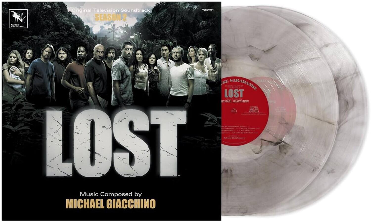 **Original Television Soundtrack**  
**SEASON 2**  
**VSD00914**  

**LOST**  
**Music Composed by**  
**MICHAEL GIACCHINO**  

**EARENE SARAMARDE**  
**Original Television Soundtrack**  
**SEASON 2**  
**VSD00914**  

**LOST**  
**Music Composed by**  
**MICHAEL GIACCHINO**  

**STEREO SIDE ONE**  
**VSD00914**  

**STEREO SIDE TWO**  
**VSD00914**  

**STEREO SIDE THREE**  
**VSD00914**  

**STEREO SIDE FOUR**  
**VSD00914**  

**STEREO SIDE FIVE**  
**VSD00914**  

**STEREO SIDE SIX**  
**VSD00914**  

**STEREO SIDE SEVEN**  
**VSD00914**  

**STEREO SIDE EIGHT**  
**VSD00914**  

**STEREO SIDE NINE**  
**VSD0091