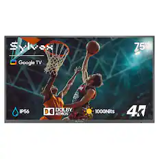 Google TV 75" T IP56 DOLBY ATMOS - Sylvox 1000Nits 4K