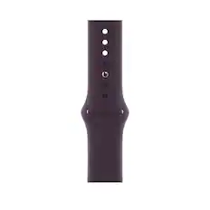 Front. Apple - Apple Watch Band - Sport Band (45mm) - Elderberry - M/L - Purple.