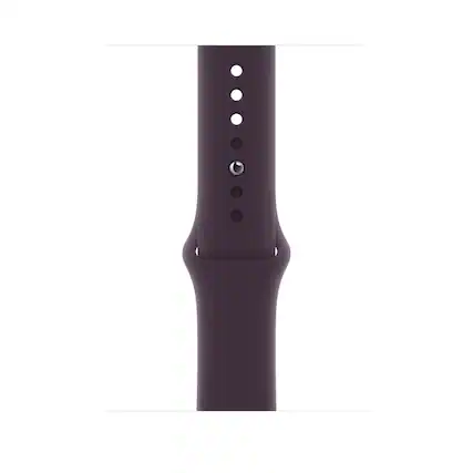 Front. Apple - Apple Watch Band - Sport Band (45mm) - Elderberry - M/L - Purple.