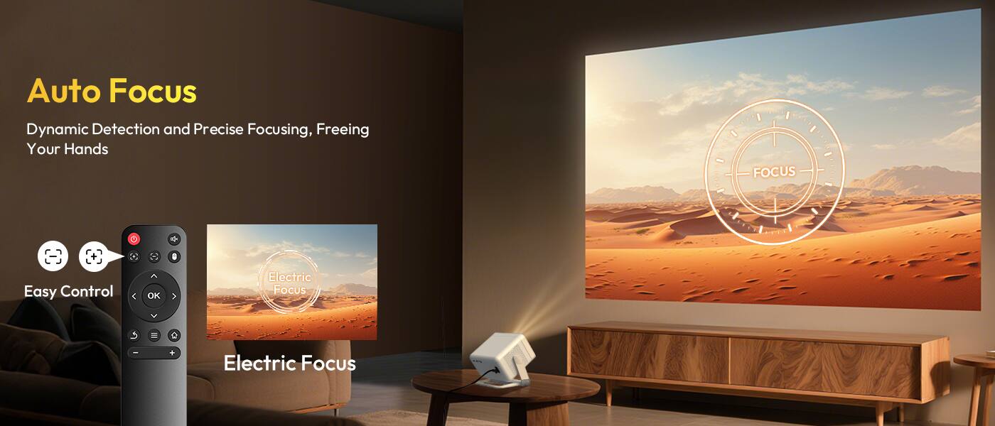 Auto Focus  
Dynamic Detection and Precise Focusing, Freeing Your Hands  

Easy Control  

Electric Focus