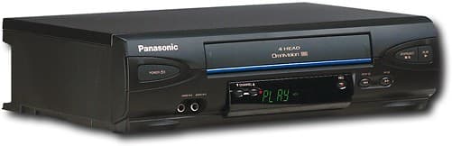 Angle Standard. Panasonic - 4-Head VCR with Commercial Skip.
