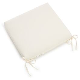 Blazing Needles - 20-inch by 19-inch Twill Chair Cushion - Egg Shell