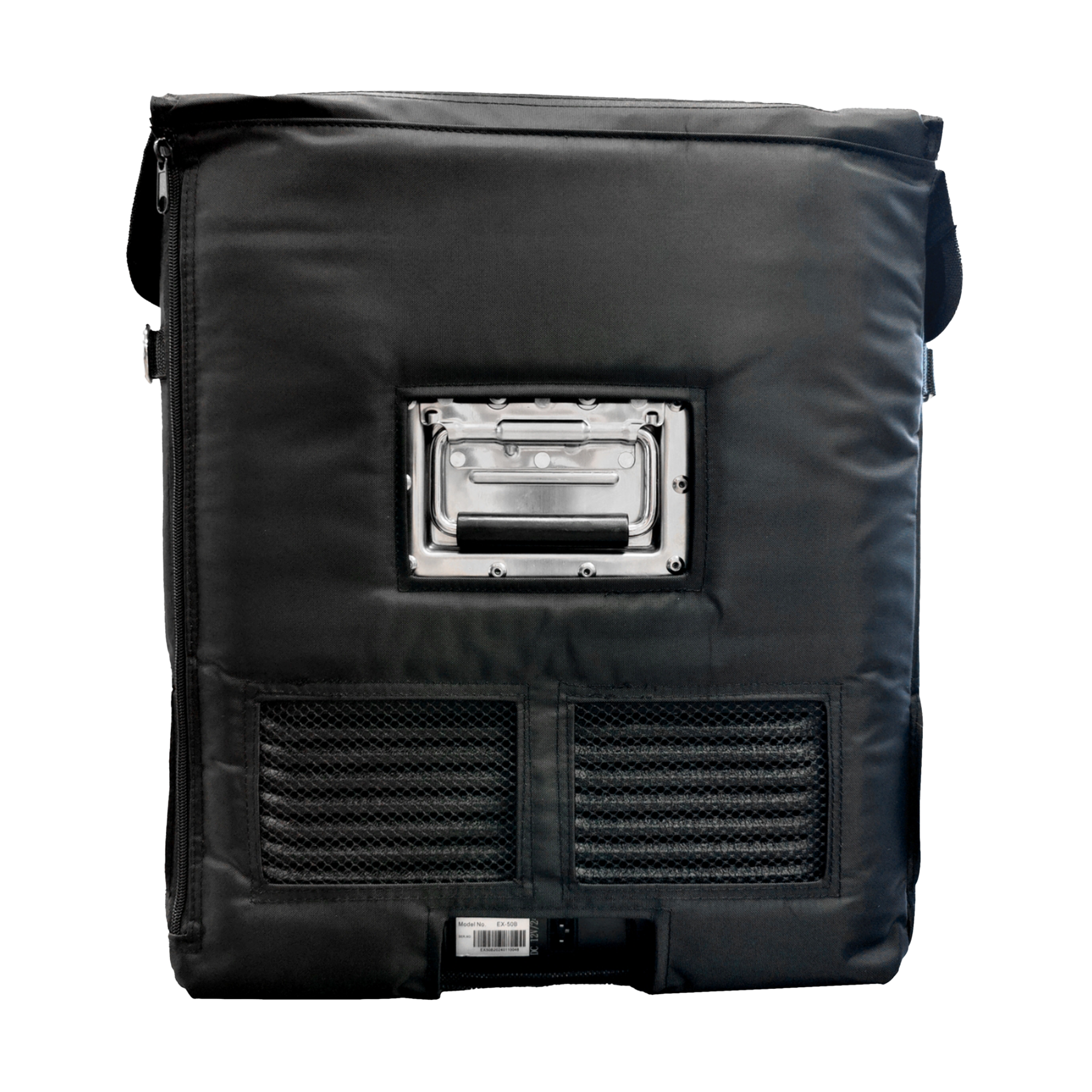 Left. Explorer Bear - Explorer Series 40L Insulated Fridge Cover - Black.