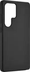 Insignia™ - Recycled Silicone Case for Samsung Galaxy S25 Ultra - Black - Angle_Zoom