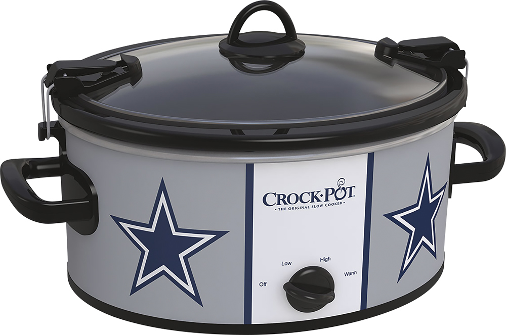 Crock-Pot Cook and Carry Dallas Cowboys 6-Qt. Slow Cooker Gray/Blue  SCCPNFL600-DC - Best Buy