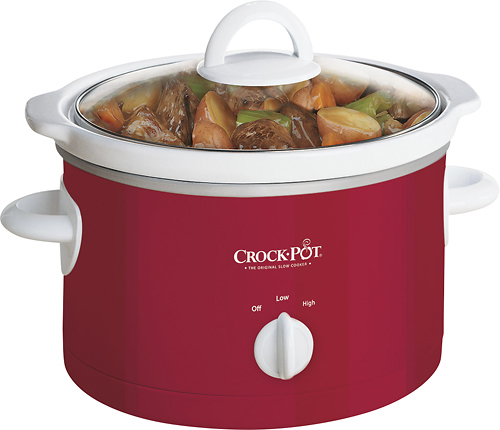 Crock-Pot 2-Qt. Manual Slow Cooker Red SCR200-R - Best Buy