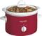 Crock-Pot - 2-Qt. Manual Slow Cooker - Red-Angle_Standard