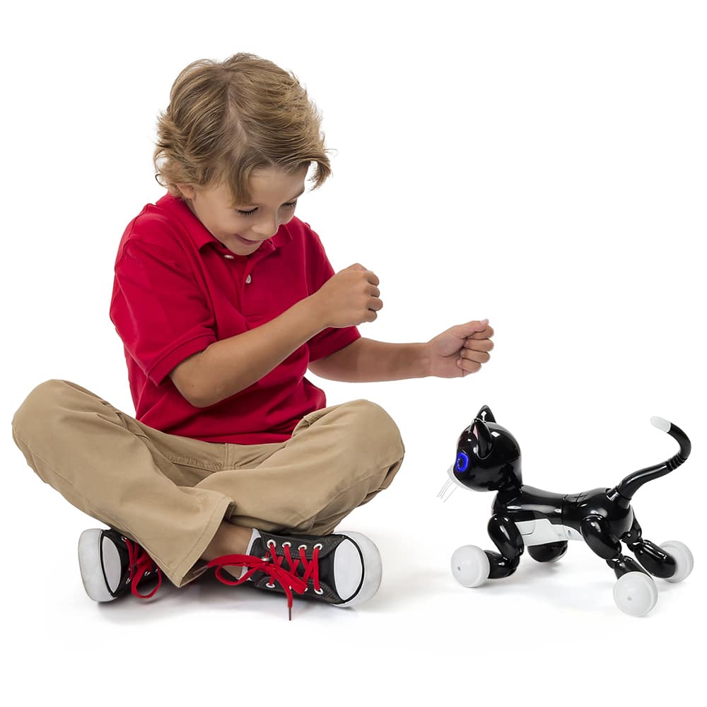 Alt View 11. Zoomer - Kitty Interactive Cat Robot - Black.