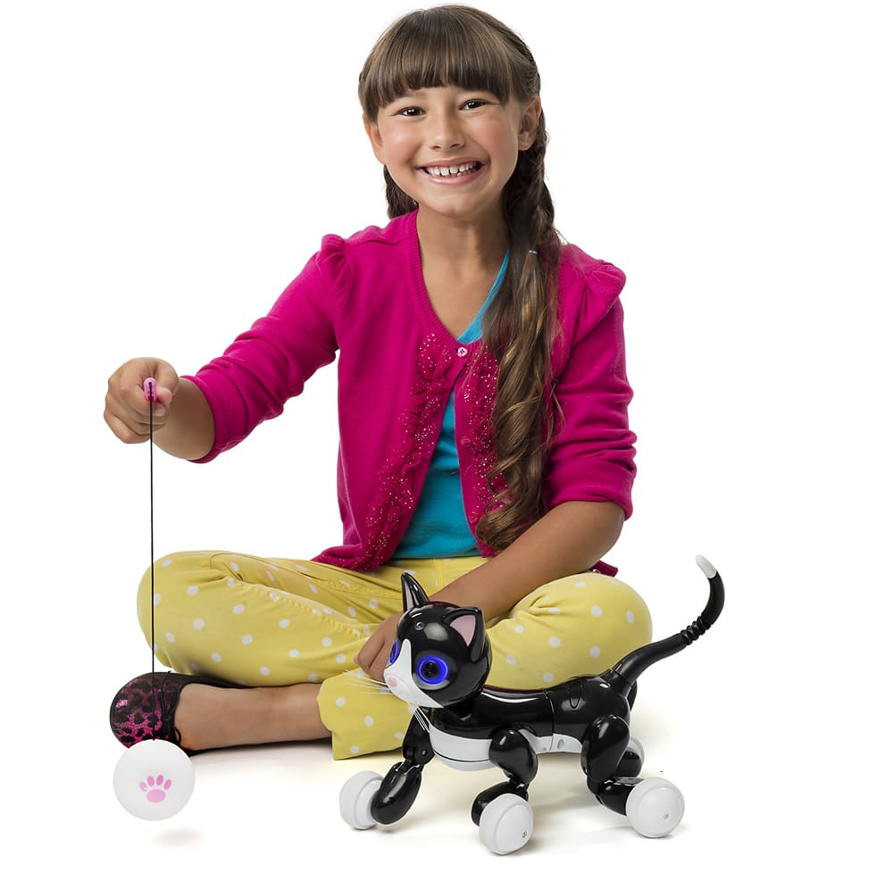 Alt View 13. Zoomer - Kitty Interactive Cat Robot - Black.