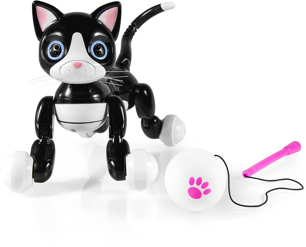 Alt View 16. Zoomer - Kitty Interactive Cat Robot - Black.
