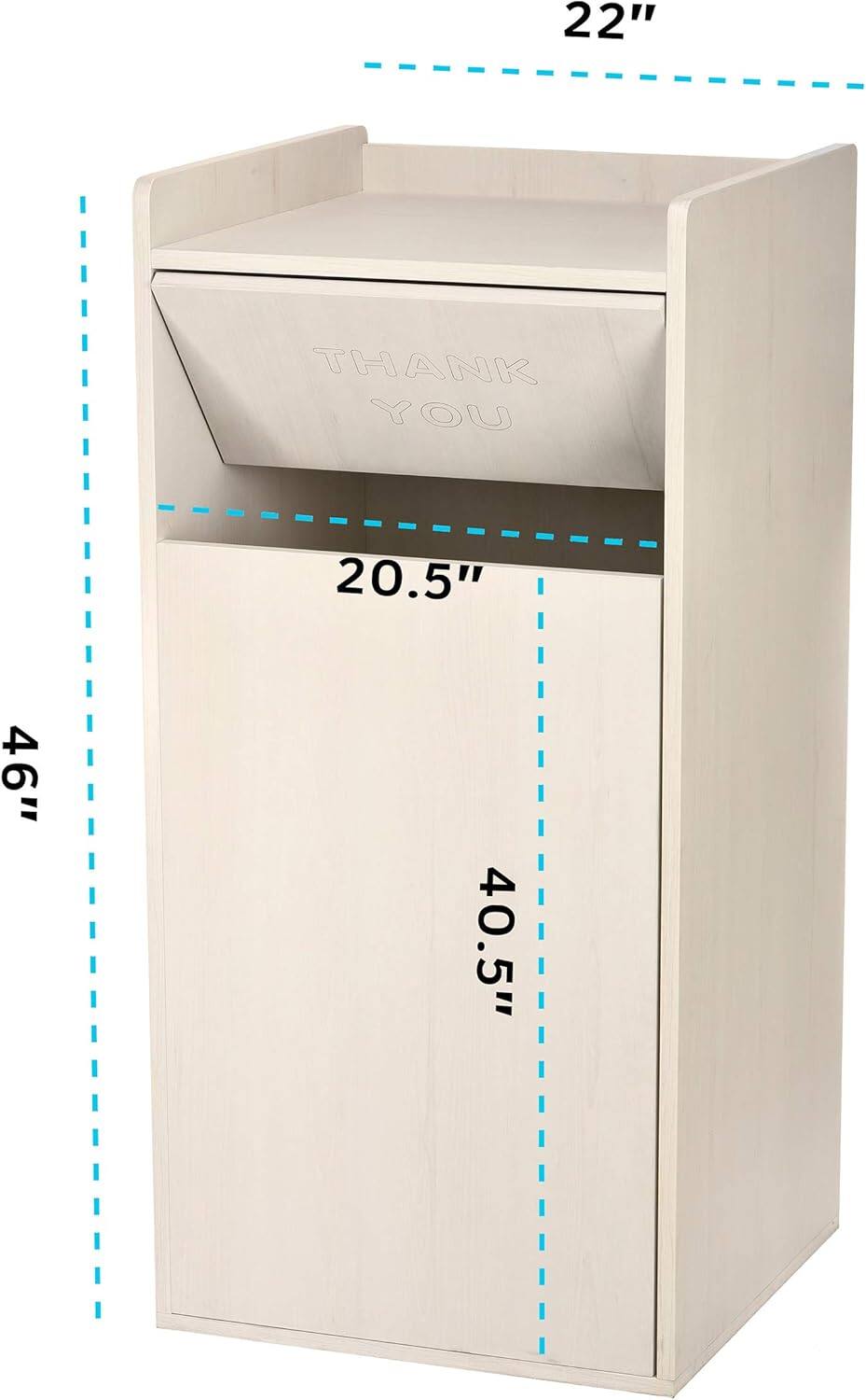 THANK YOU, 22", 20.5", 46", 40.5"