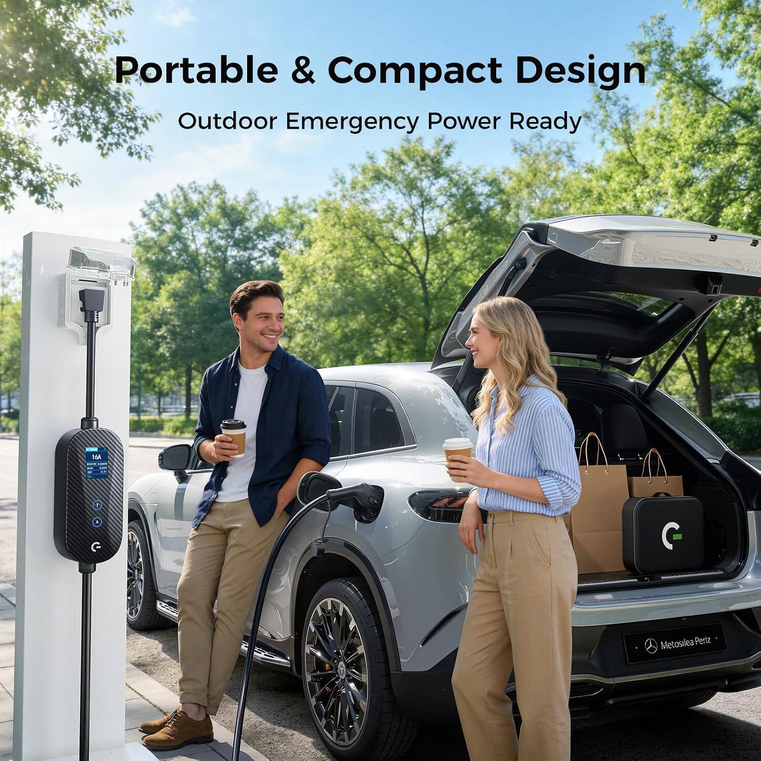 Portable & Compact Design  
Outdoor Emergency Power Ready