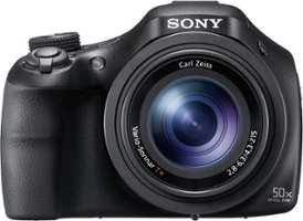 Sony - DSC-HX400 20.4-Megapixel Digital Camera - Black - Front_Zoom