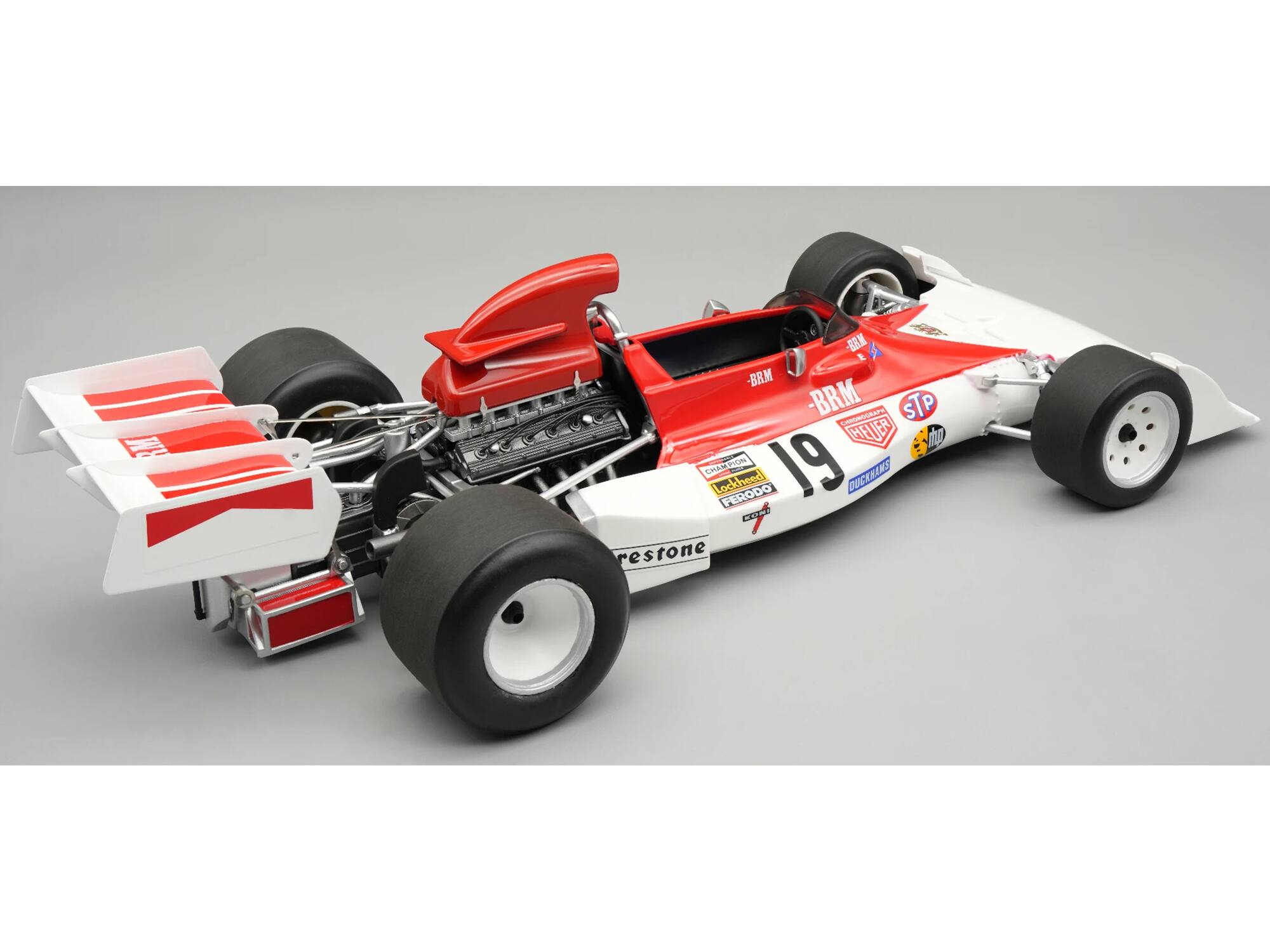- BRM A
- BRM
- BRM MILMOGRAFT
- STP
- HEUER
- CHAMPION
- Lockheed
- FERODO
- 19
- DUCKHAMS
- HOTH
- restone