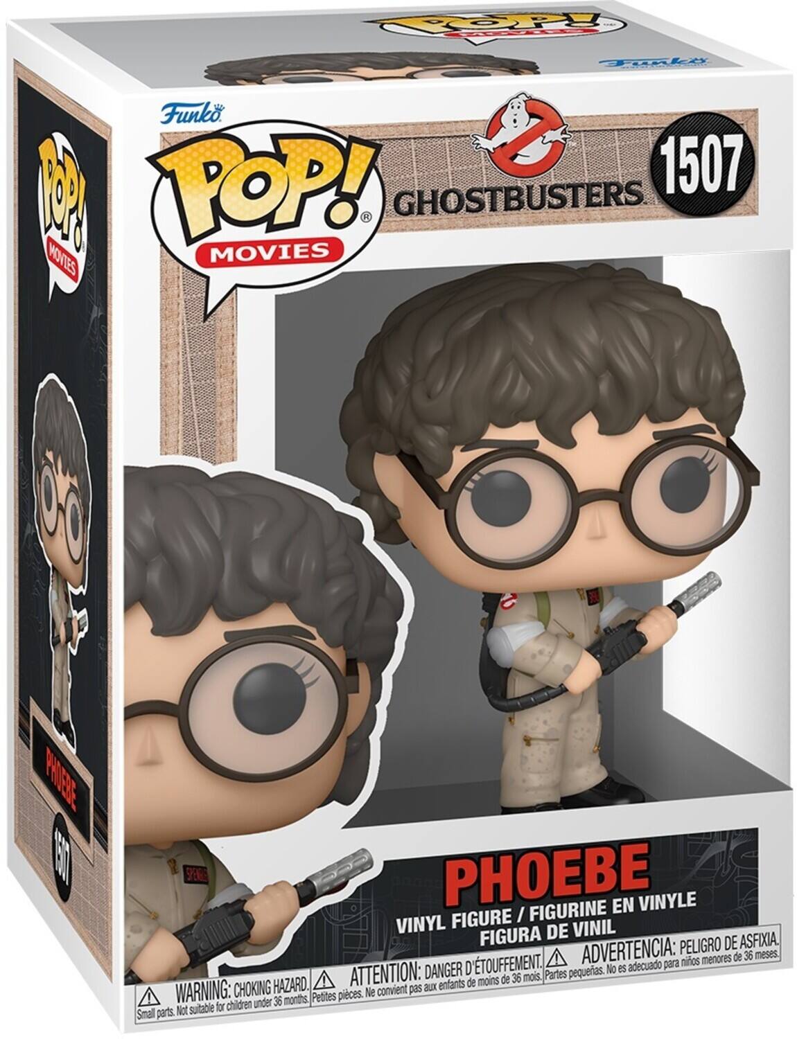 Funko POP! 1507 Ghostbusters Movies Phoebe Figurine en Vinyle Figure / Figurine en Vinyl Figura de Vinil

Warning: Choking Hazard. Small parts. Not suitable for children under 36 months. Parts pequeñas. No es adecuado para niños menores de 36 meses. Peligro de asfixia. Danger d'étouffement. Attention: aux enfants de moins de 36 mois. Peligro de asfixia. Advertencia: peligro de asfixia.