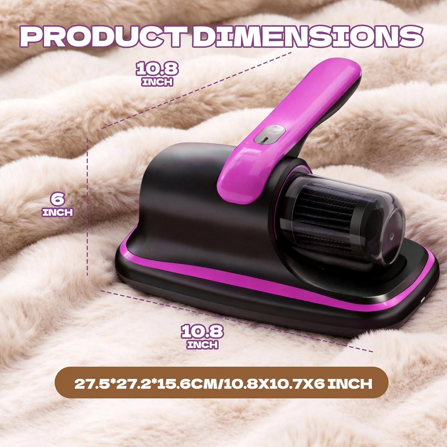 PRODUCT DIMENSIONS  
10.8 INCH  
6 INCH  
10.8 INCH  
27.5*27.2*15.6CM/10.8X10.7X6 INCH