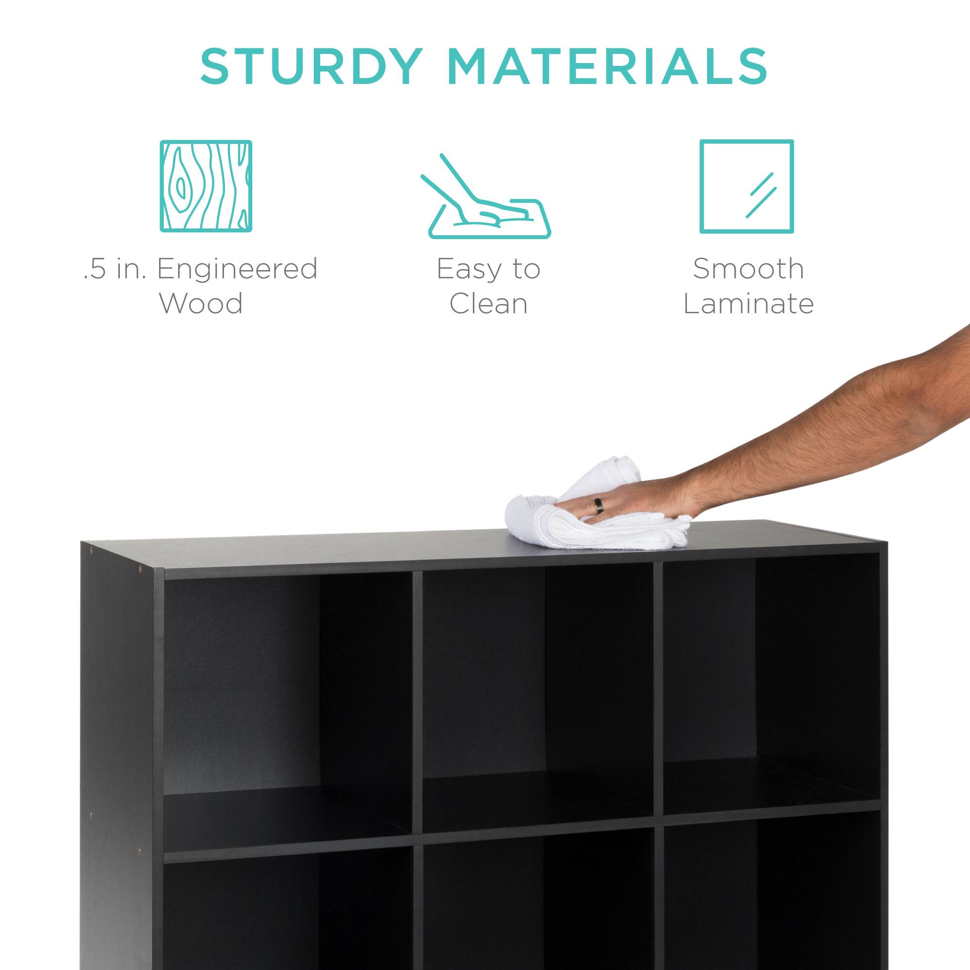 STURDY MATERIALS

- .5 in. Engineered Wood
- Easy to Clean
- Smooth Laminate