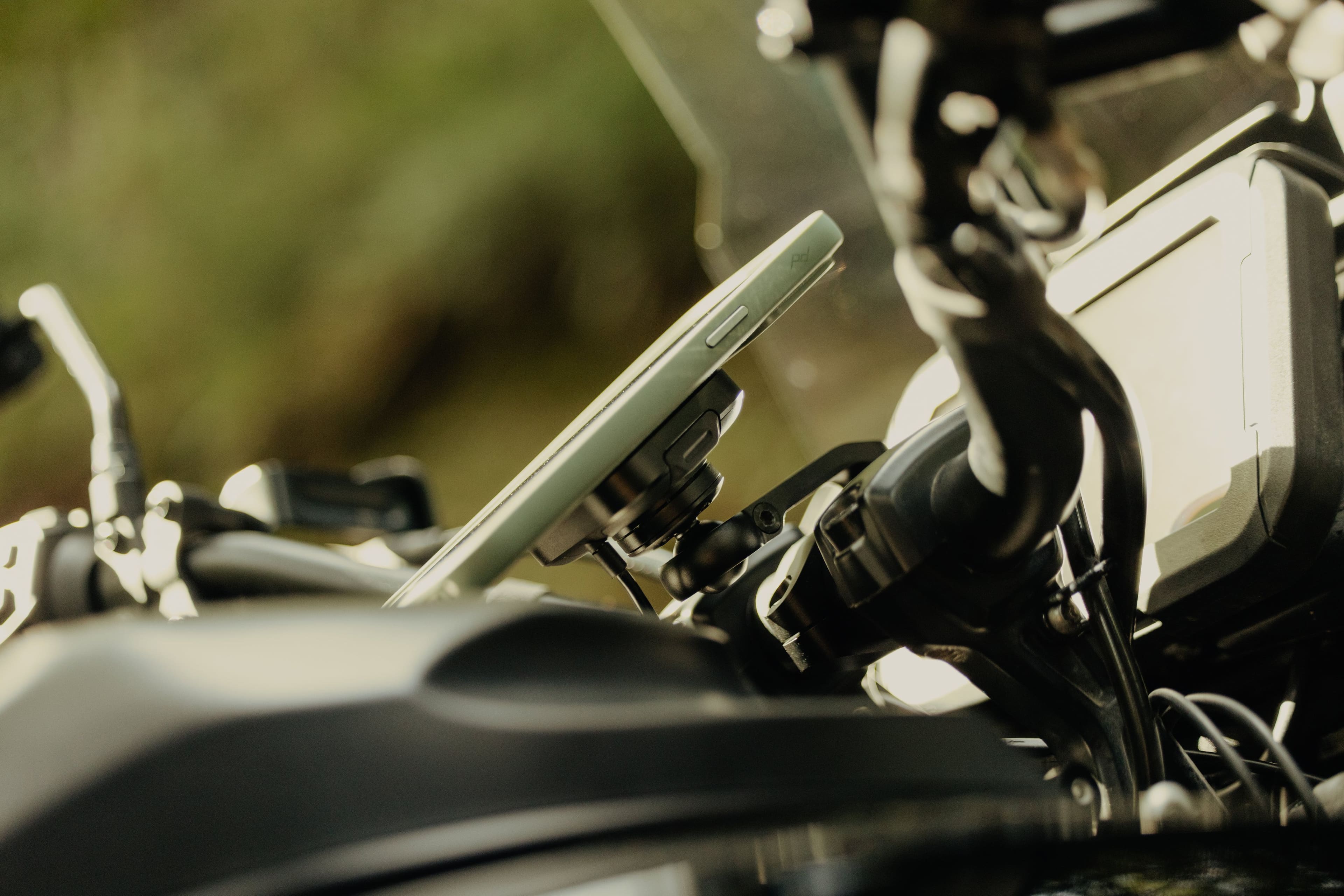 Alt View 16. Peak Design - Mobile Motorcycle Bar Mount v2 - Black.