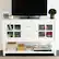 Alt View 1. Walker Edison - Transitional TV Stand / Buffet for TVs up to 55" - White.