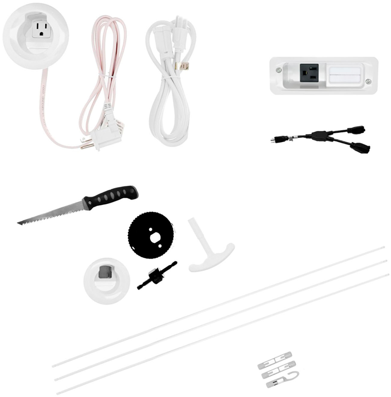 In-Wall Soundbar Power Kit White WMC801 
