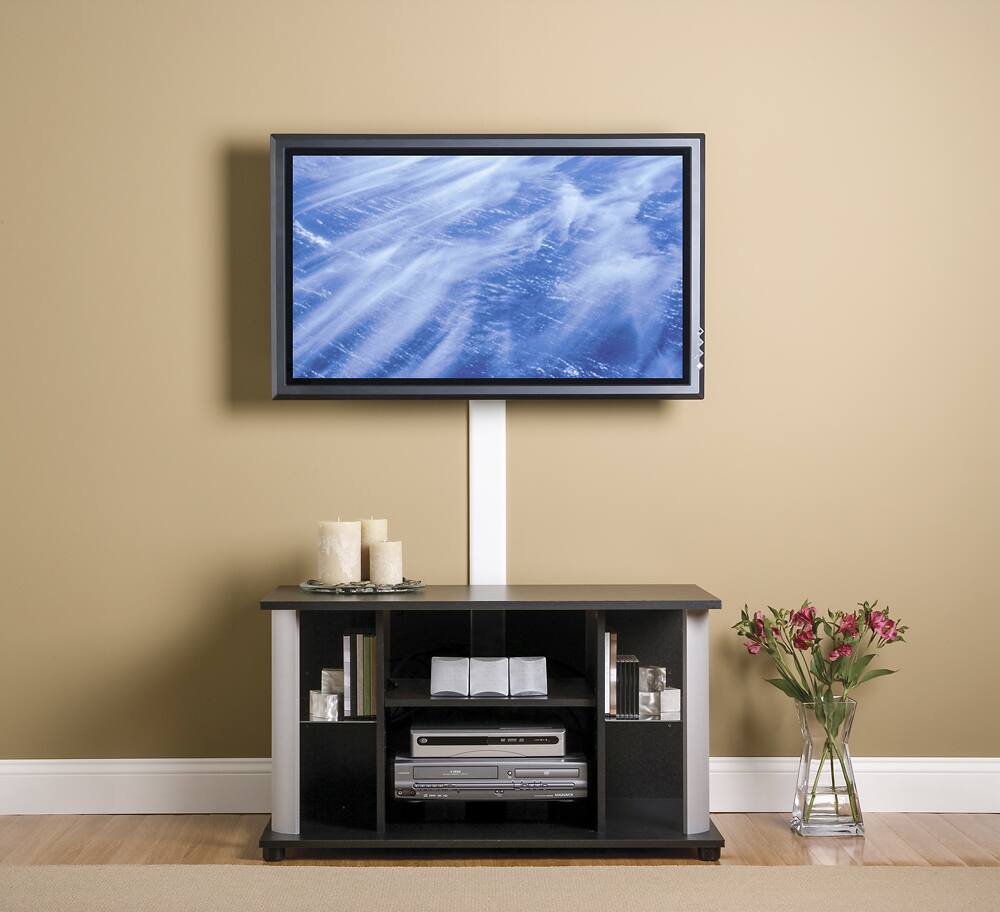 Alt View 11. Legrand - Wiremold On-Wall Flat Screen TV Cable Concealment Kit - White.