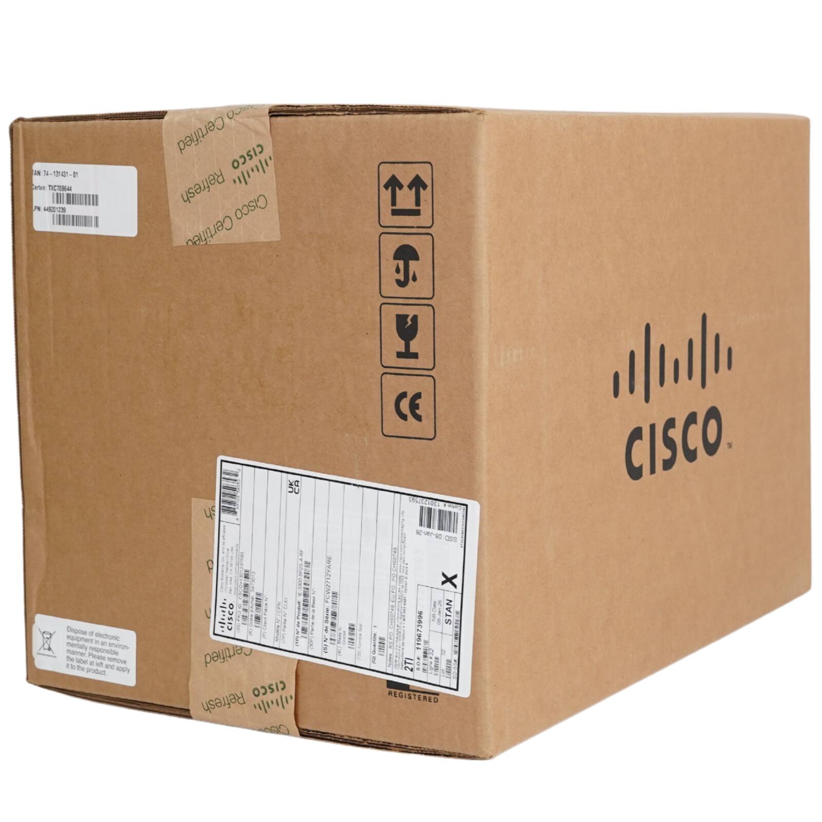 Ls 14-12021-2 are TCOmA - Certified CISCO Refresh  
Cisco Certified ioc d egigitent Petc.  
o menrtally evio marar iponable the ael Peate SVe e f 1.  
the ane N0ly product UK CH U I i a N !  
F : I CISCO i i A Certified CISCO Refresh  
nszz  
! IN Ta i 1  
CE HAEO - -90 s | X |  
SS STAN - I P0SC/N 1 I 2T) : : Au I | REGISTERED CISCO.