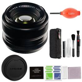 Fujifilm - XF 35mm f/1.4 R Lens with 64GB SD Card and Advanced Accessories